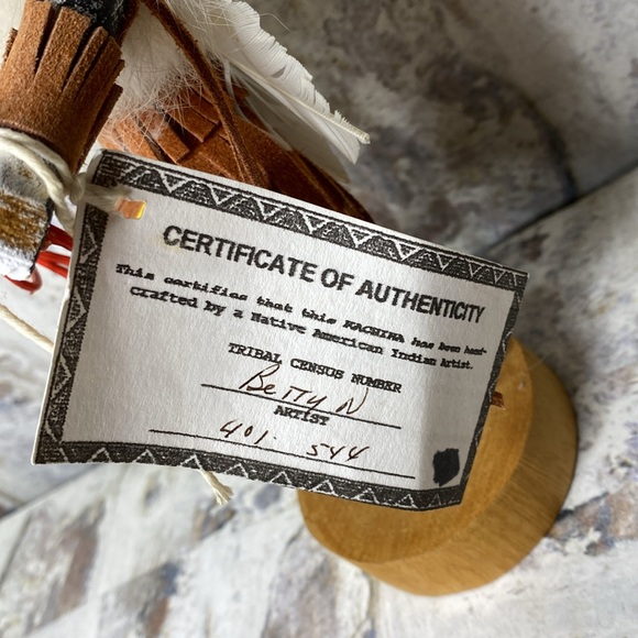 Native American Artist Betty N Authentic Hoop Dancer Kachina - Picture 2 of 6